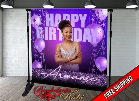 personalised birthday backdrop|customized backdrop for birthday.